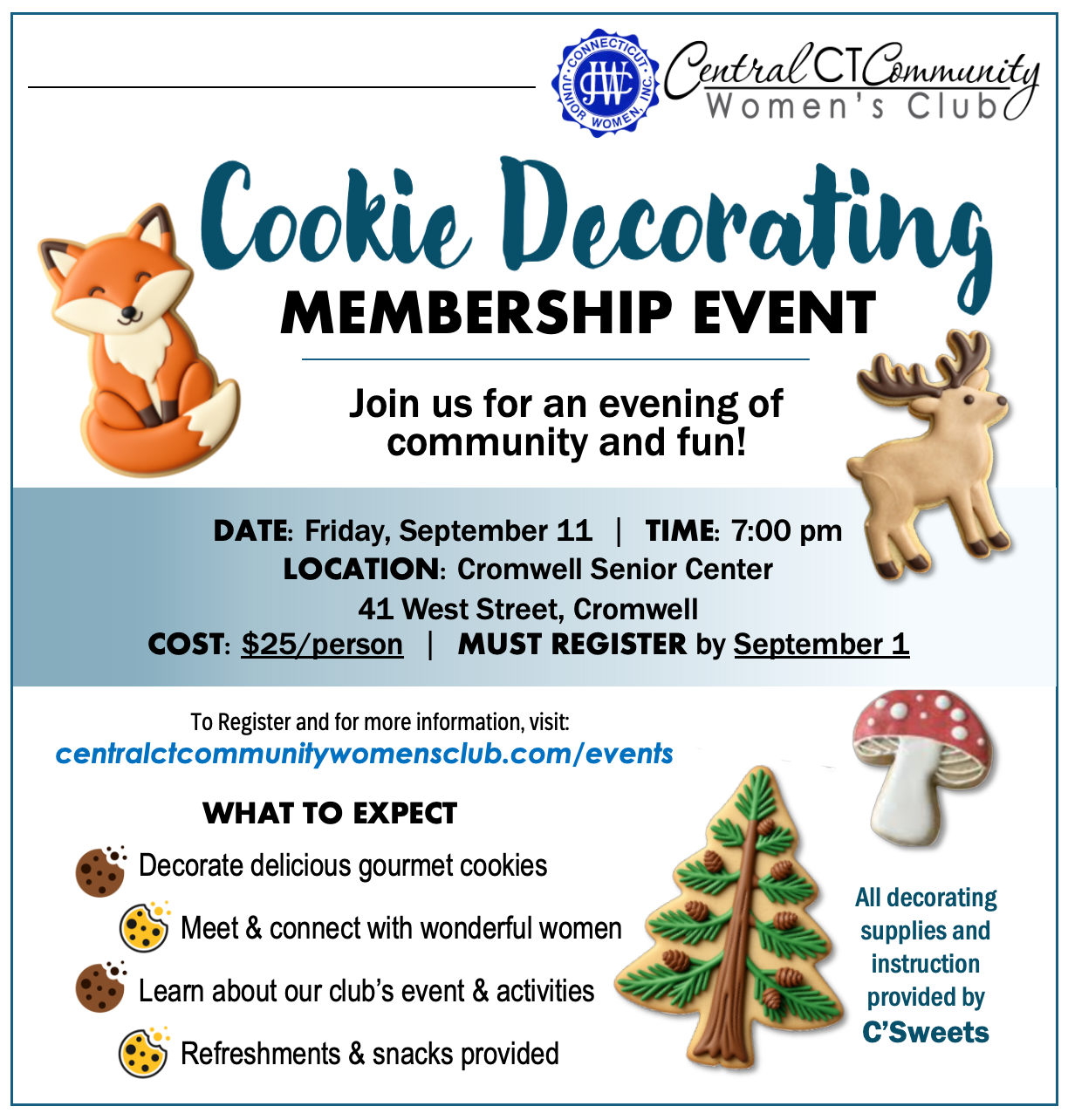 <p><span style="font-weight: bold;">Upcoming Cookie Decorating Class! </span></p>